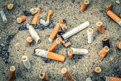 Zigarettenkippen und Umwelt – das passt nicht zusammen
