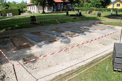 Auf dem Alten Friedhof wird eine weitere Urnengemeinschaftsanlage „Stelen“ angelegt
