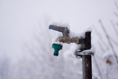 Frostgefahr für Wasserleitungen